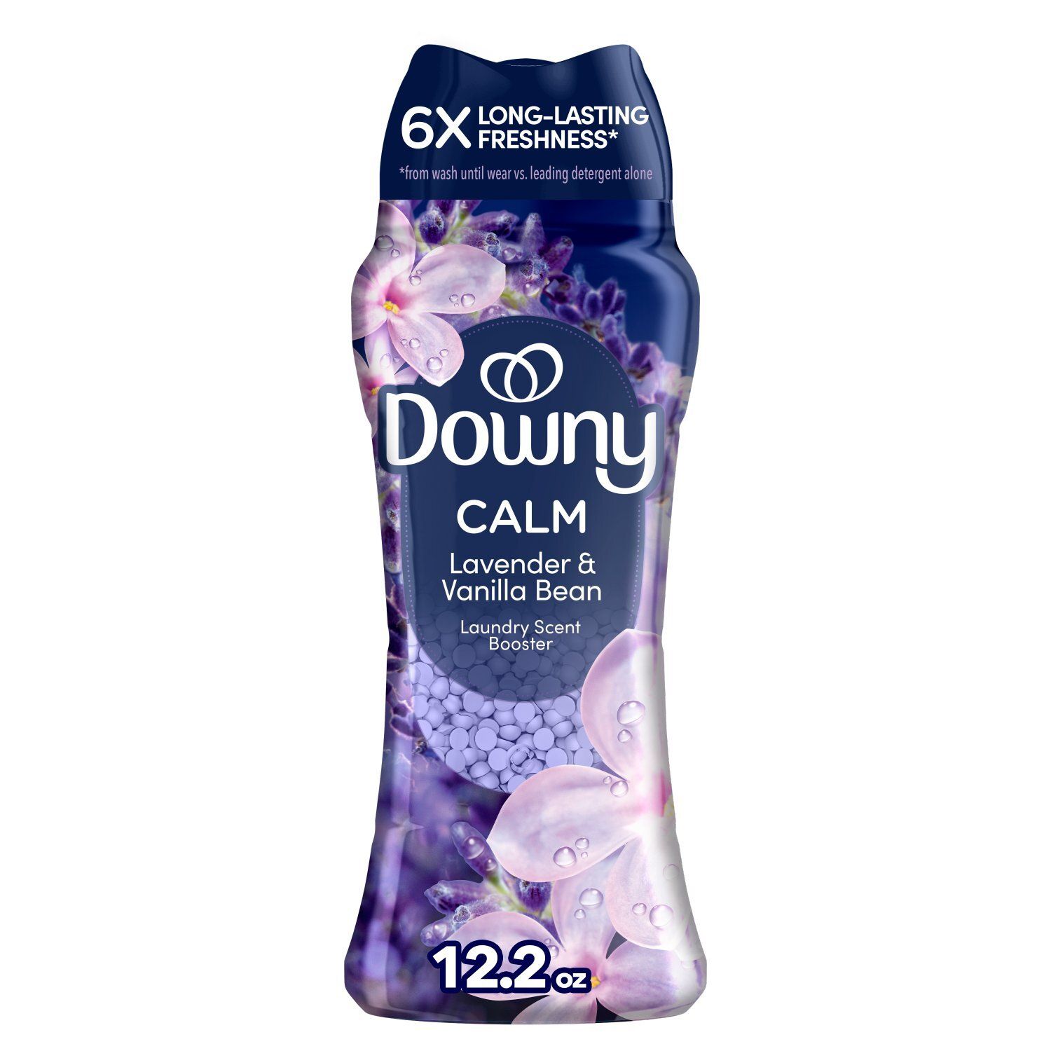 Downy Calm In-Wash Laundry Scent Booster Beads, Soothing Lavender and Vanilla Bean scent, 12.2 OZ,