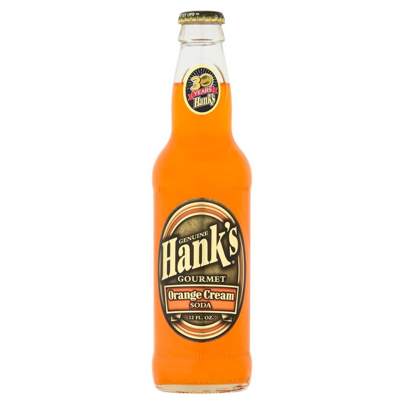 Hank's Gourmet Orange Cream Soda, 12 fl oz