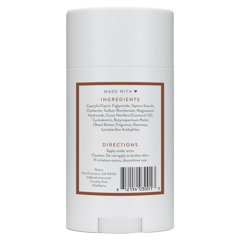 NATIVE Coconut &amp; Vanilla Deodorant, 2.65 oz