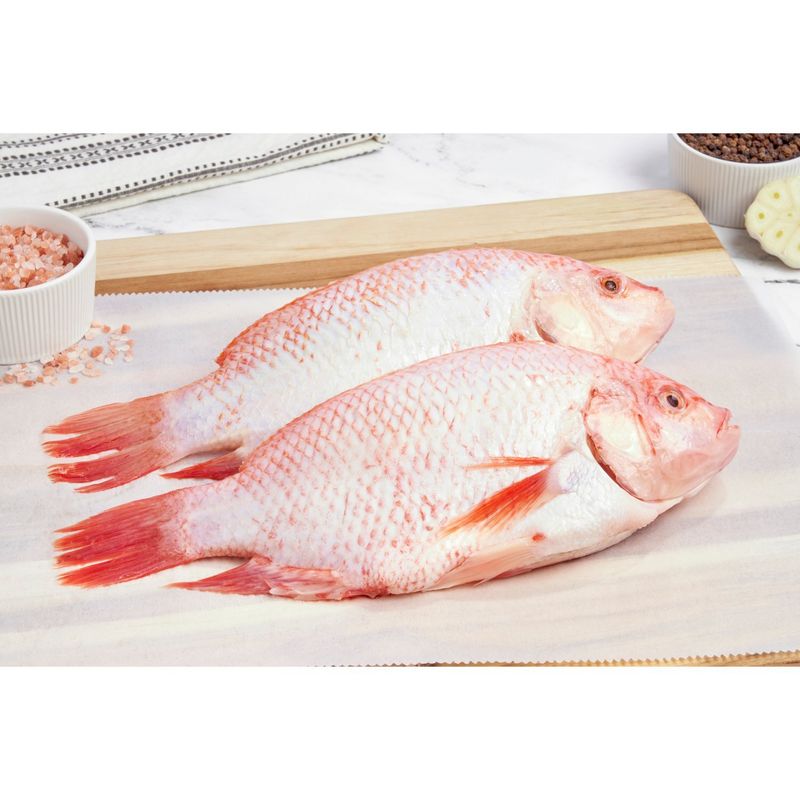 Farm Raised Fresh Whole Fully Cleaned Red Tilapia