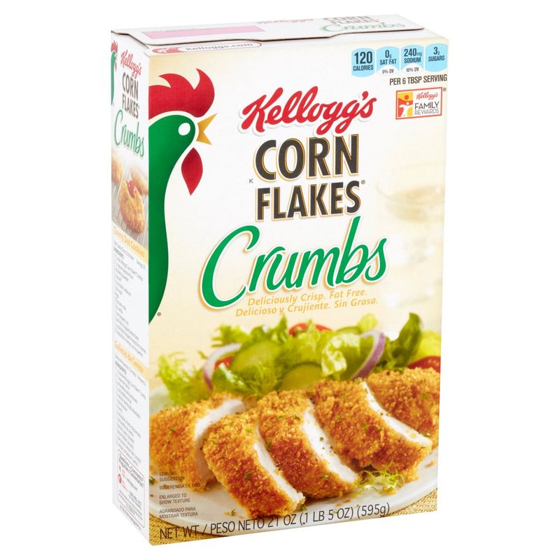 Kellogg's Corn Flakes Crumbs, 21 oz