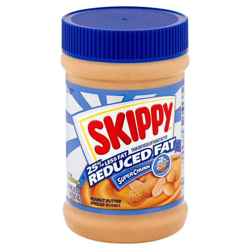 Skippy Super Chunk Reduced Fat Peanut Butter Spread, 16.3 oz