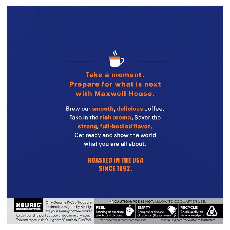 Maxwell House House Blend K-Cup Coffee Pods, 32 ct Box