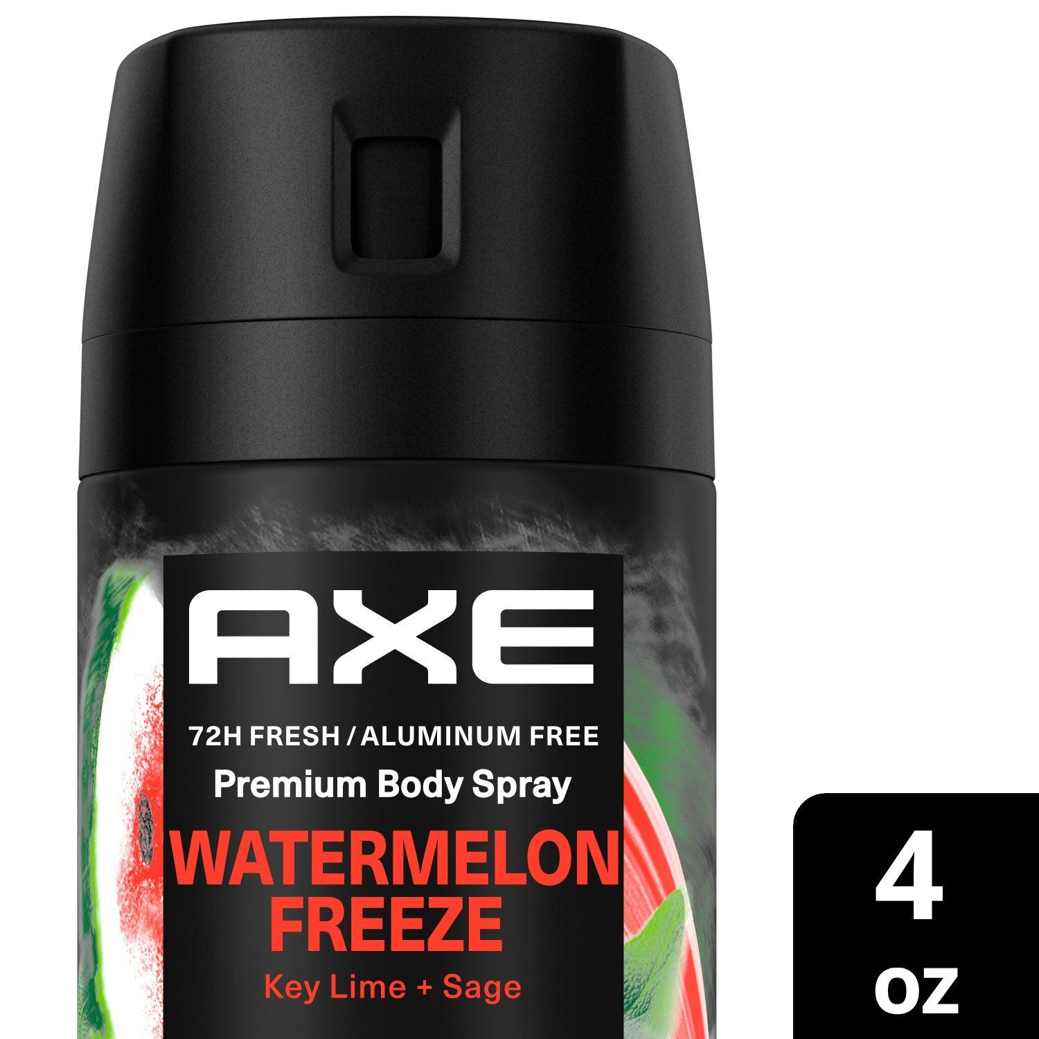 Axe Watermelon Freeze Key Lime + Sage Premium Body Spray, 4 oz