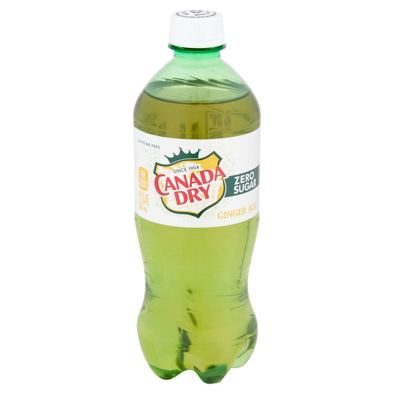 Canada Dry Zero Sugar Ginger Ale, 20 fl oz