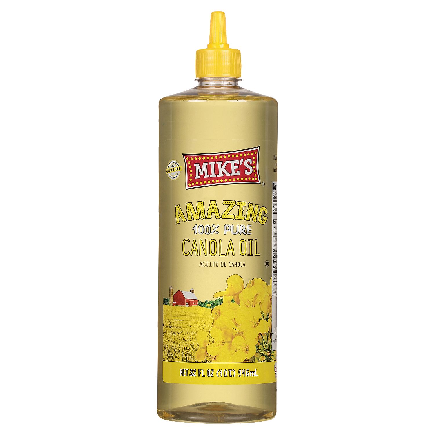 Mike's Amazing 100% Pure Canola Oil, 32 fl oz