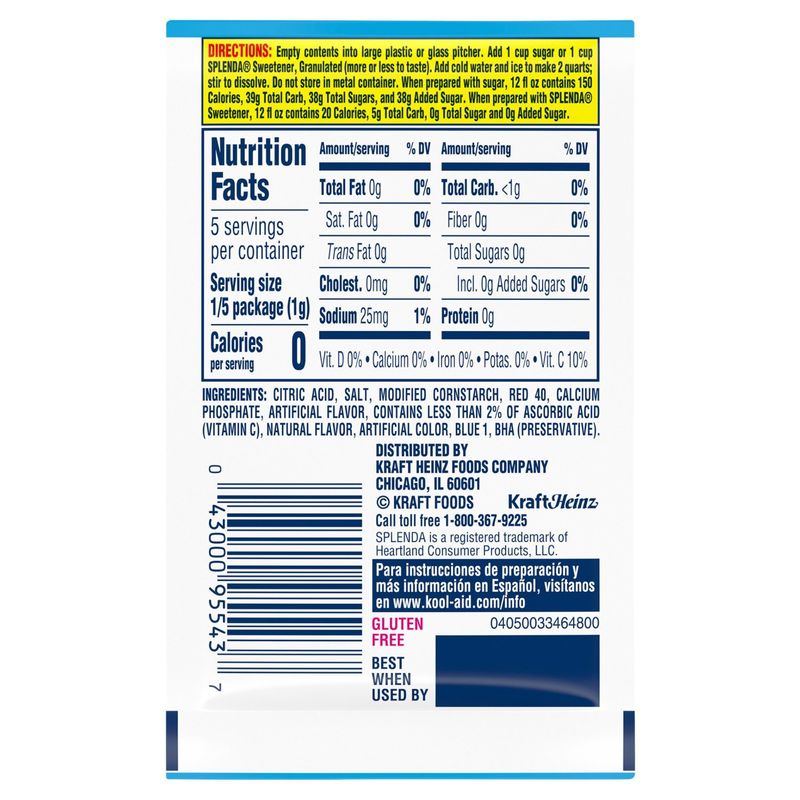 Kool-Aid Tropical Punch Unsweetened Drink Mix, 0.16 oz