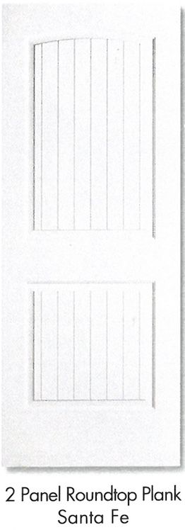 Two Panel Round Top Plank