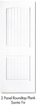 Two Panel Round Top Plank