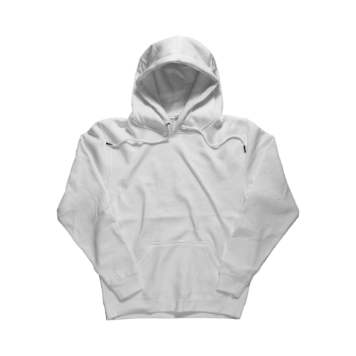 Classic White Pullover Hoodie