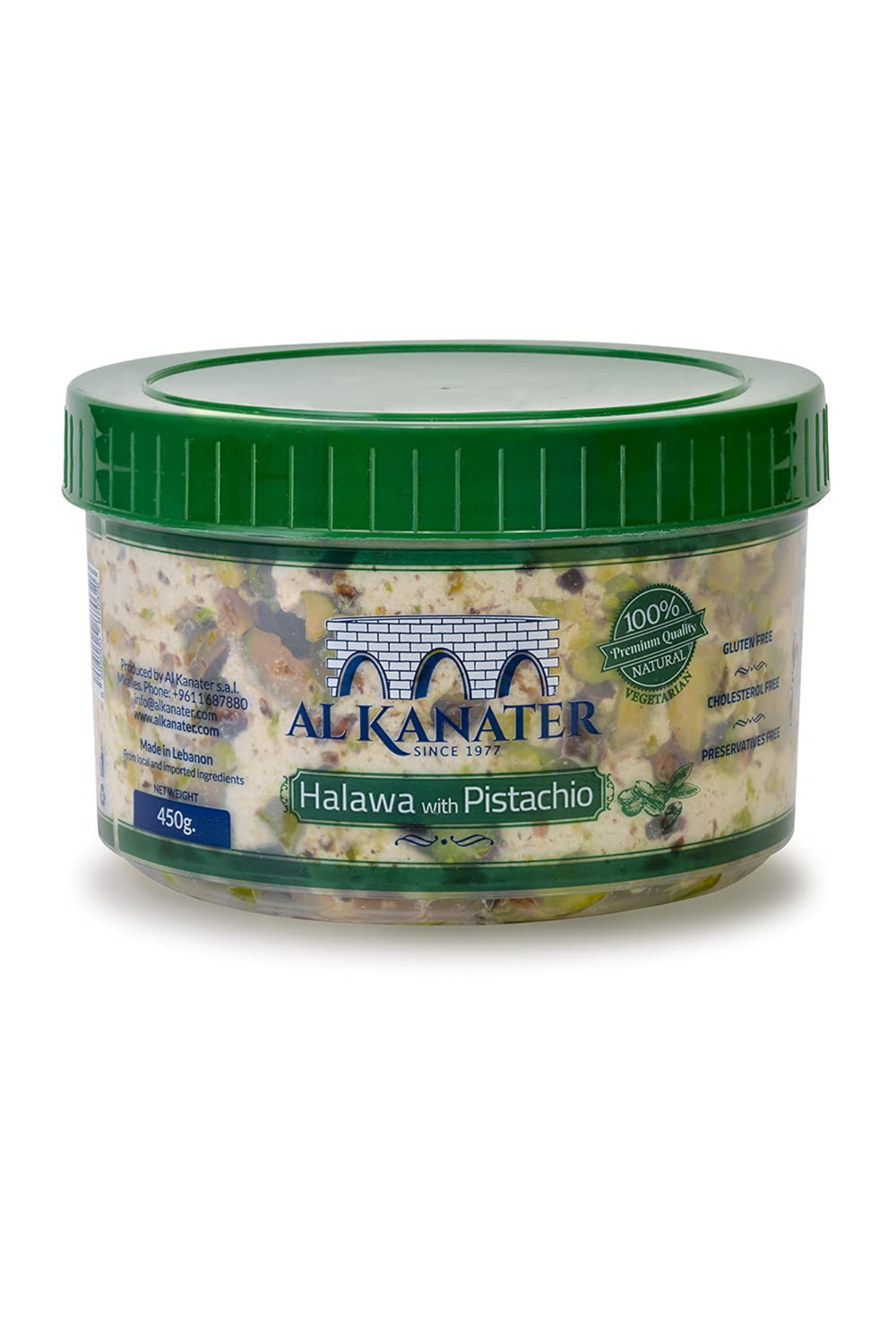 Al Kanater Pistachio halva 15.8 oz