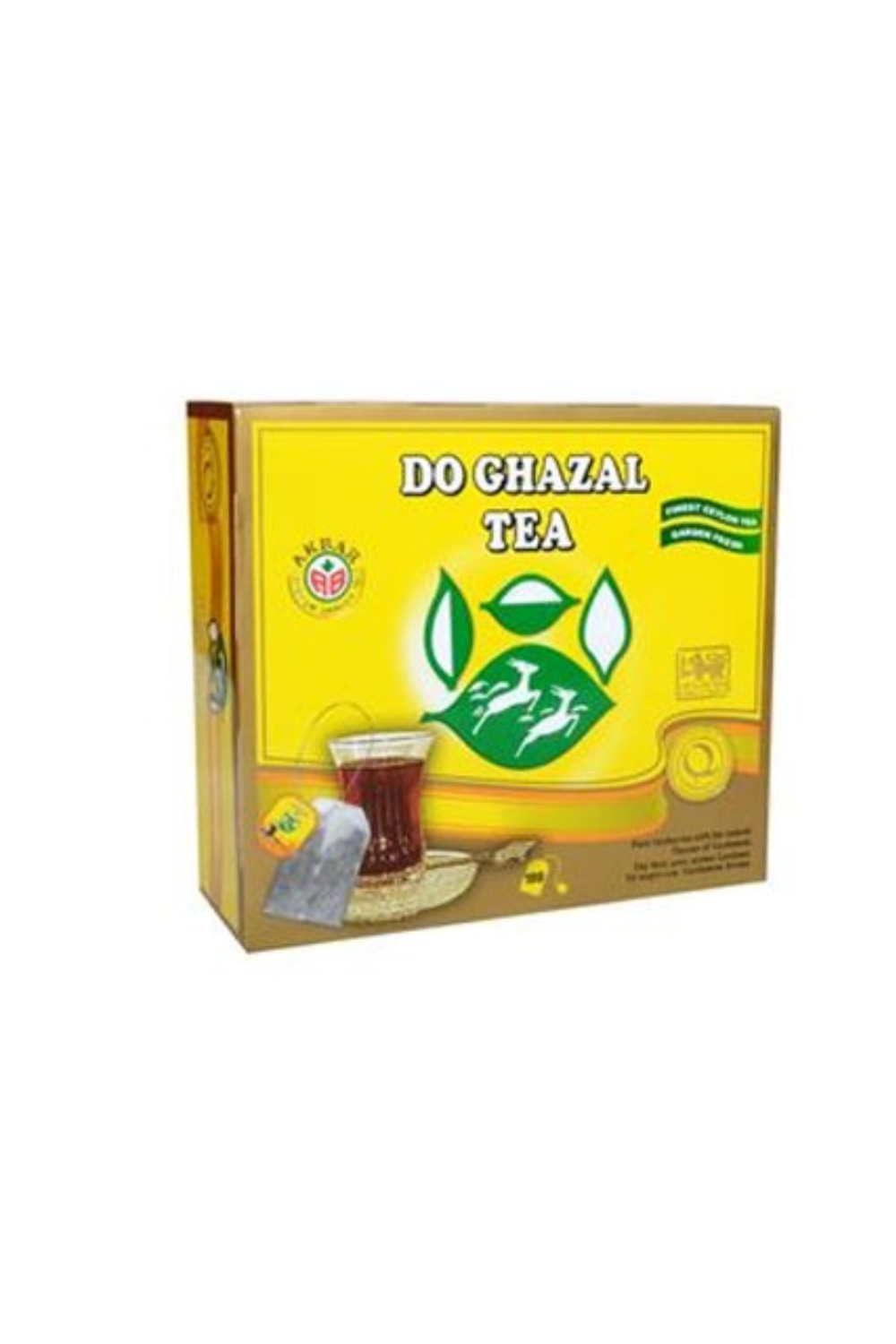 DO GHAZAL TEA FINEST CEYLON TEA GARDEN FRESH 7OZ(200G) 100 TEA BAGS PACK OF 6
