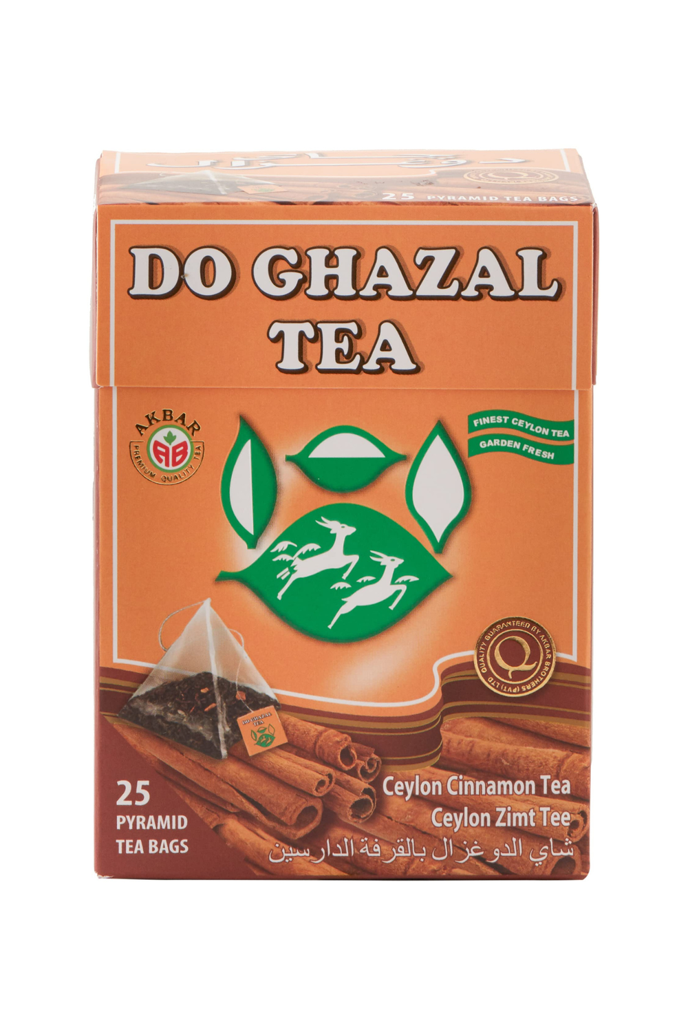 DO GHAZAL TEA GARDEN FRESH CEYLON CINNAMON TEA 25TEA BAGS PACK OF 6