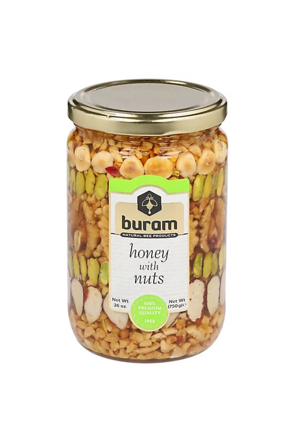 Buram Honey with Nuts 26 oz