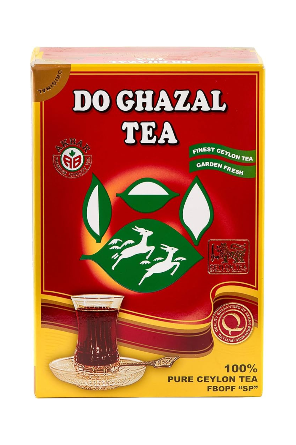 DO GHAZAL TEA GARDEN FRESH %100 PURE CEYLON TEA 16OZ(454G) PACK OF 6