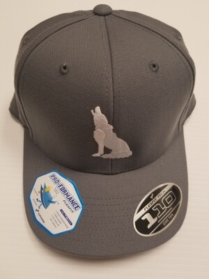 Grey Adjustable Coyote Hat