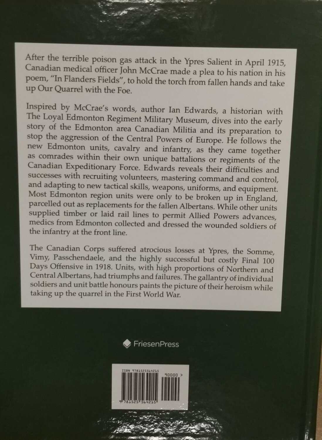 Our Quarrel with the Foe - Ian Edwards