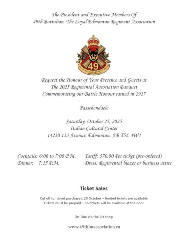 2025 Banquet Tickets