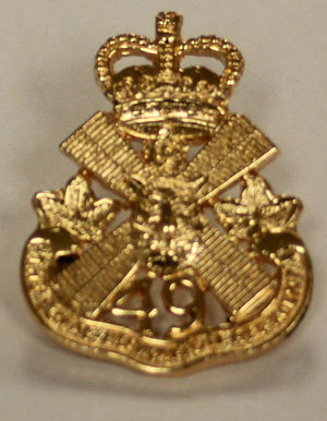 Brass Lapel Pin - Regimental