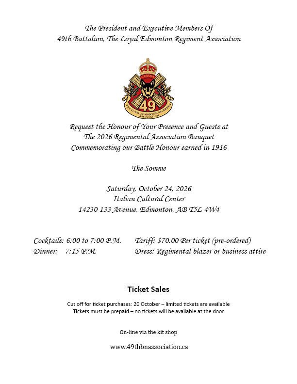 2026 Banquet Tickets