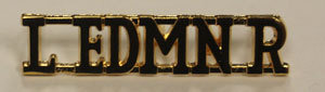 Shoulder Title - Brass (Pair)
