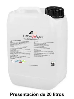 Limpio sin agua en porrón de 20 litros