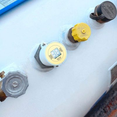 TG mantenimiento: Tanque estacionario blanco 120 litros nuevo todo incluido con monitor de cocina para tanque de gas LP