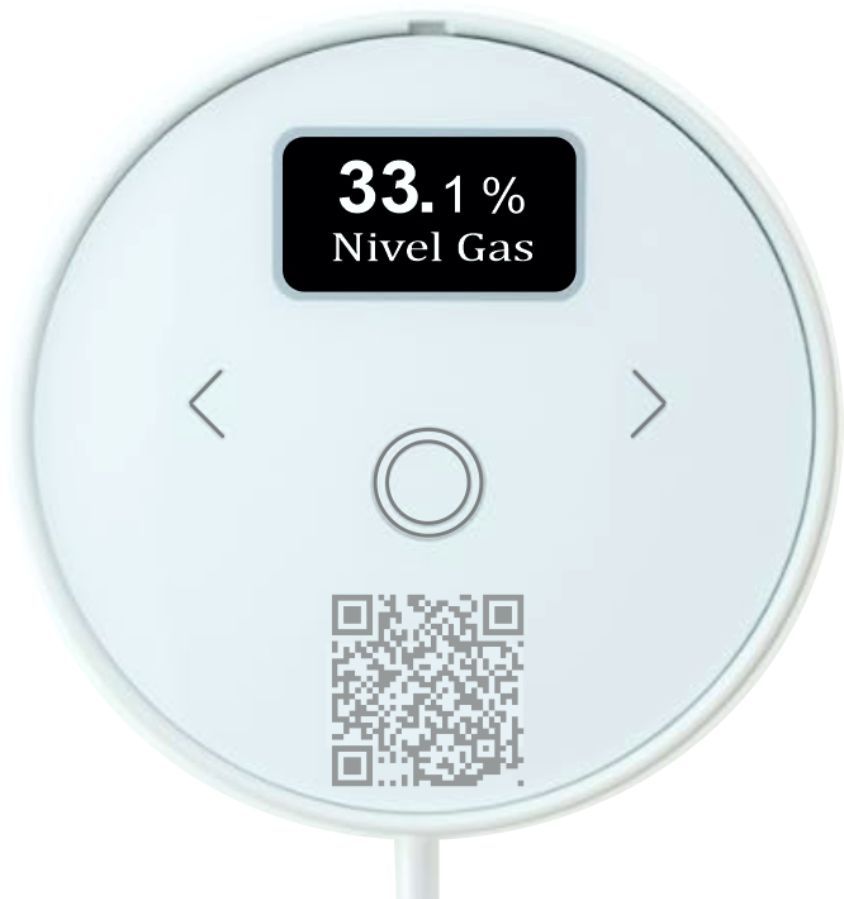 2.- Alarma de FuGas. No requiere WiFi. El equipo lo recibes ya programado. Simplemente, lo conectas a la luz en tu cocina, coloca el sensor de gas en el tanque, le pones el blindaje… ¡Y listo!