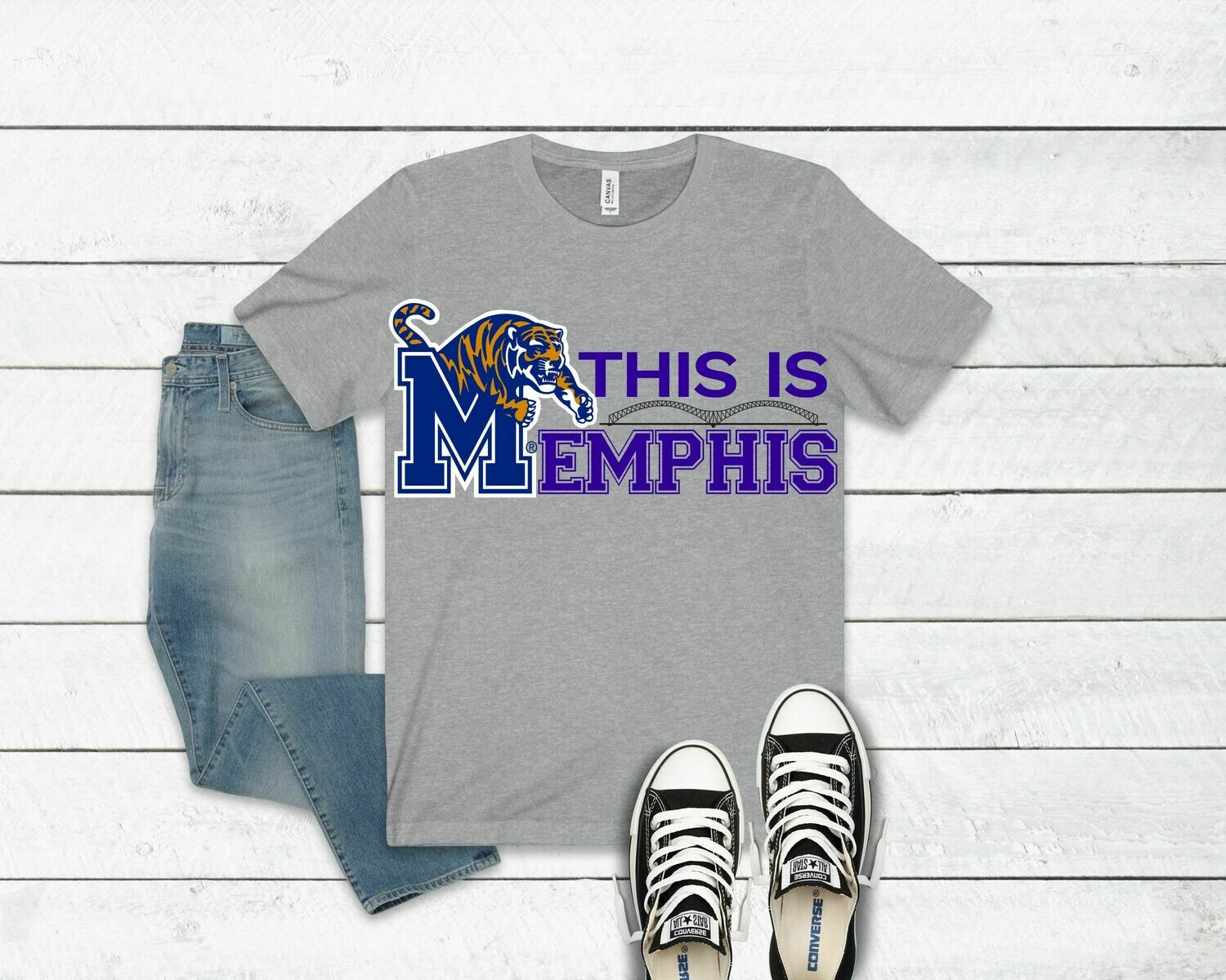 T-Shirt - Memphis This is Memphis-Bridge