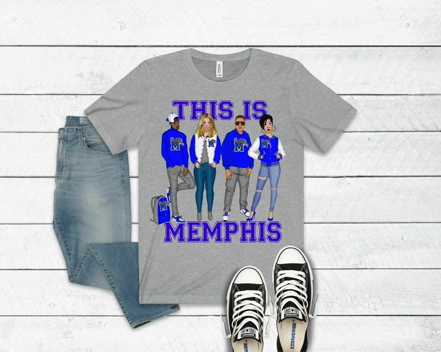 T-Shirt - Memphis This is Memphis Mixed