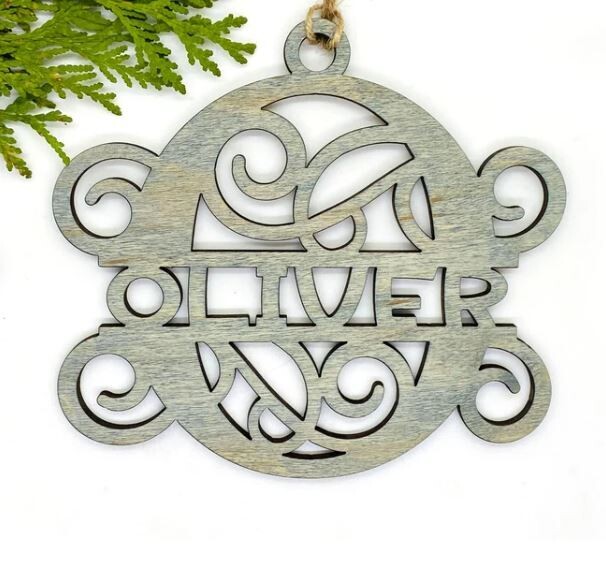 Personalized  Name Ornament