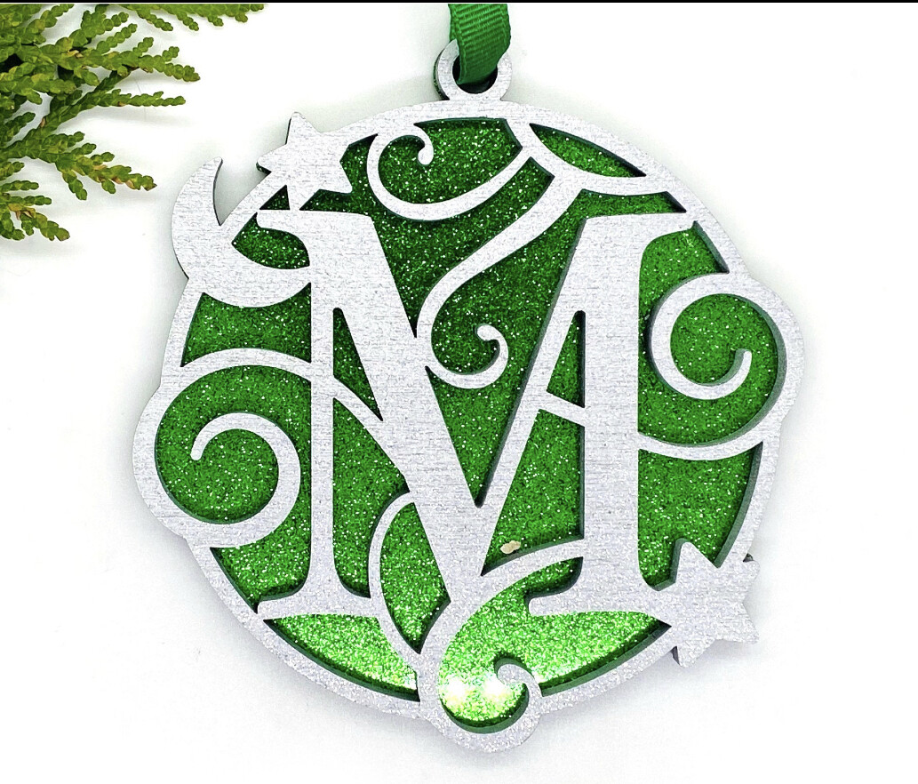 Ornament - Swirl Alphabet Monogram