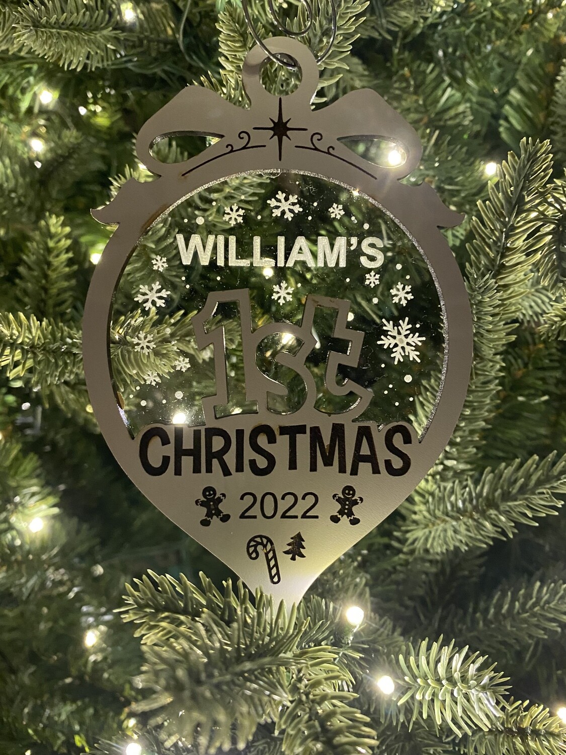 Baby’s First Christmas ornament
