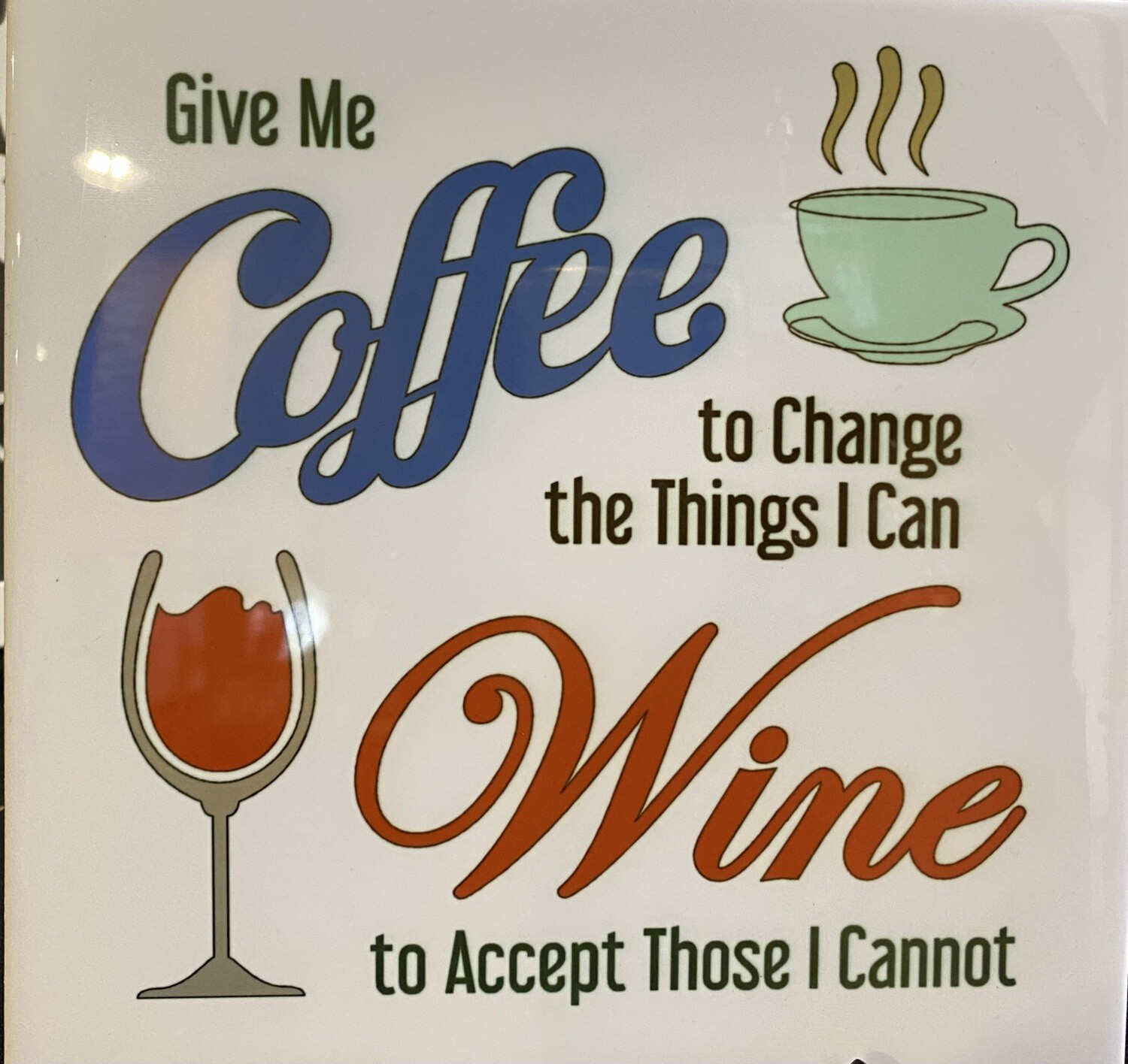 Quote Tile - Coffee serenity