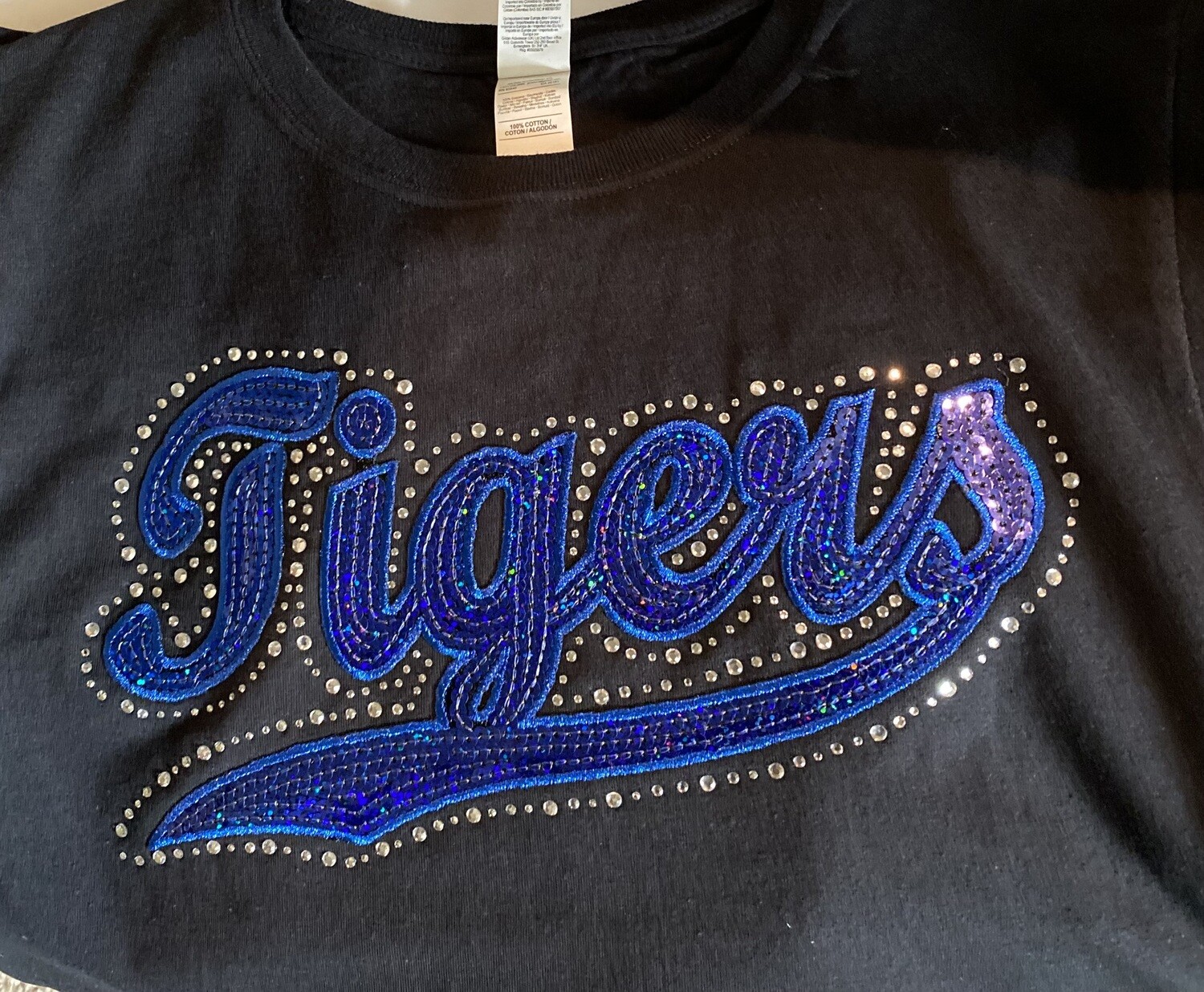 T-shirt Tiger in Sequins