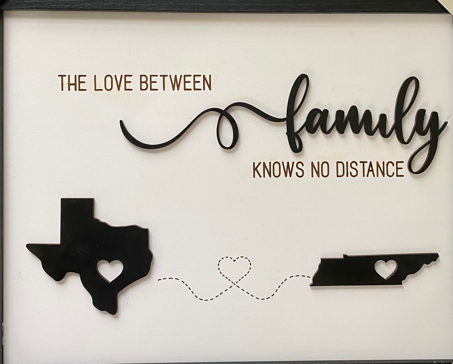Wall Sign - The Love Between Family