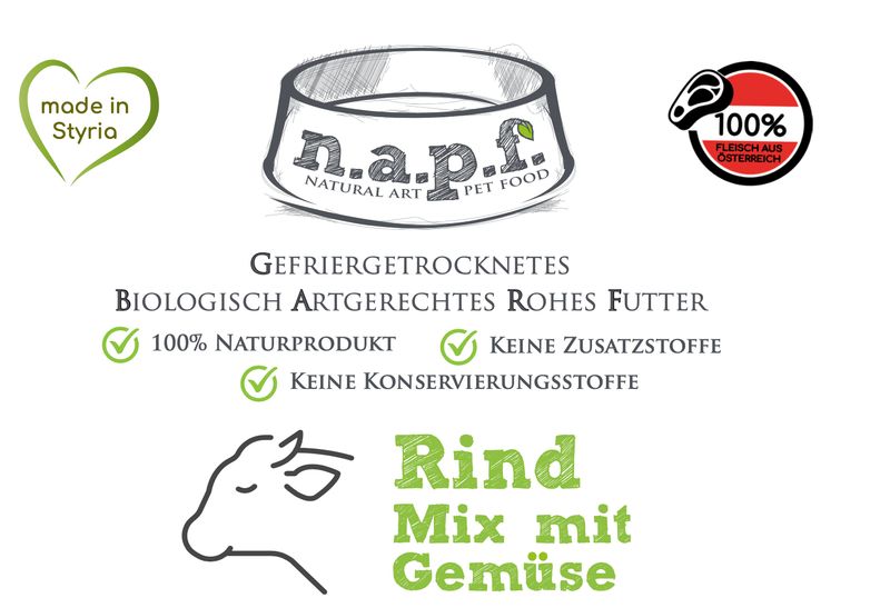 Rind Mix mit Gemüse