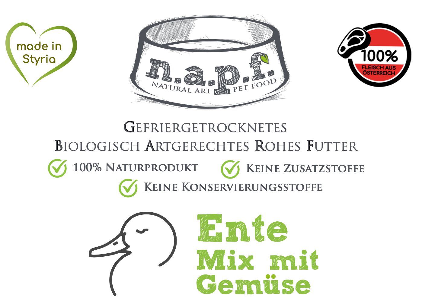 Ente Mix mit Gemüse