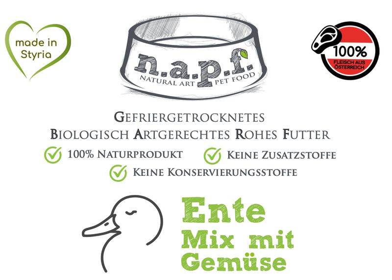 Ente Mix mit Gemüse