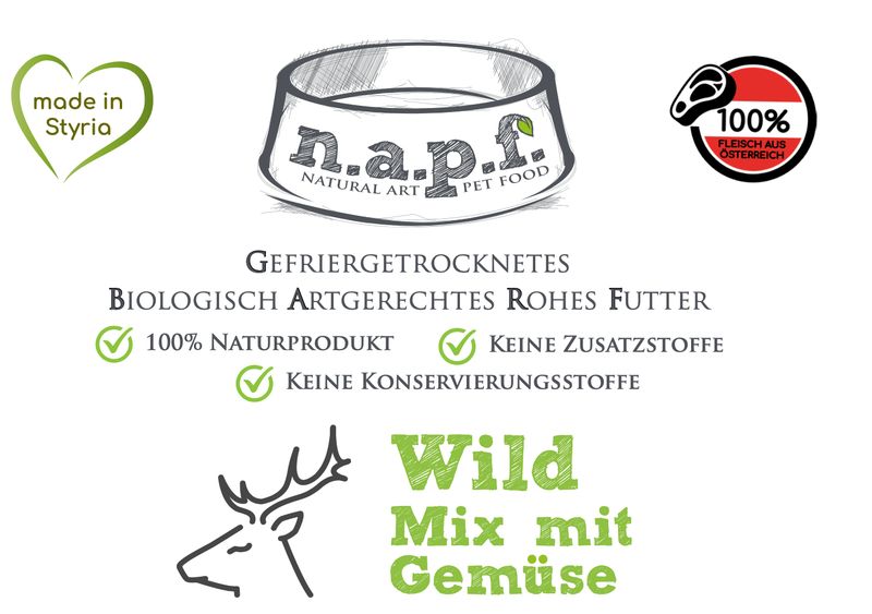 Wild Mix mit Gemüse