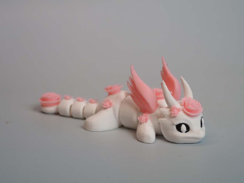 Smok walentynkowy "Róża"