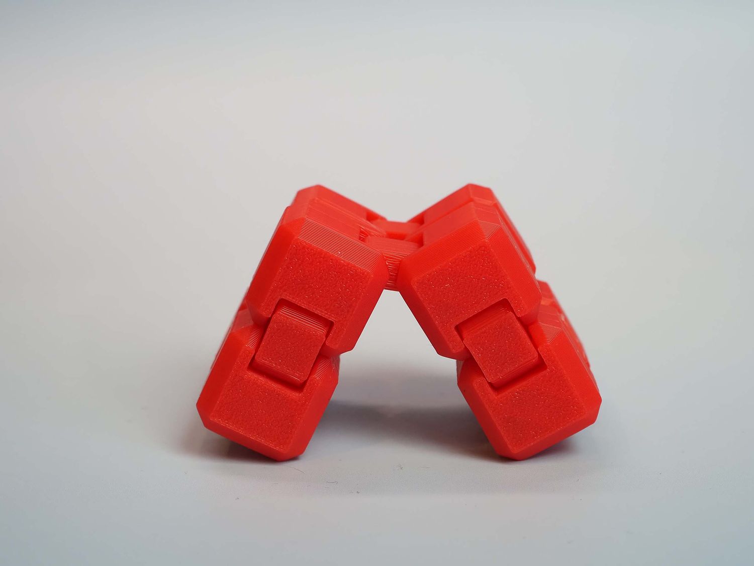 Infinity cube - niekończąca się kostka - czerwona