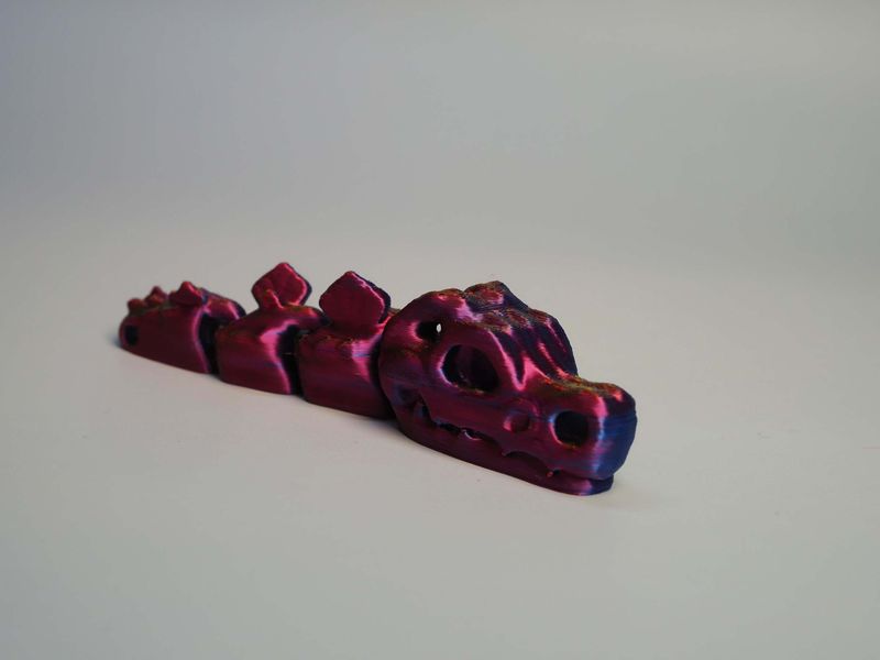 Czaszka dinozaura – brelok - wielokolor