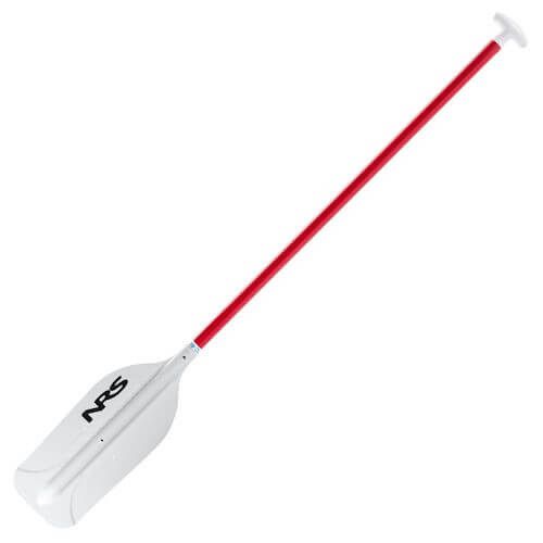 NRS PTC Canoe/Raft Paddle, Color: White/Red, Size: 56"