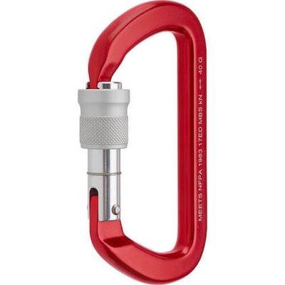 NRS NFPA G-Rated Master-D Screw Lock Carabiner NRS NFPA G-Rated Master-D Screw Lock Carabiner