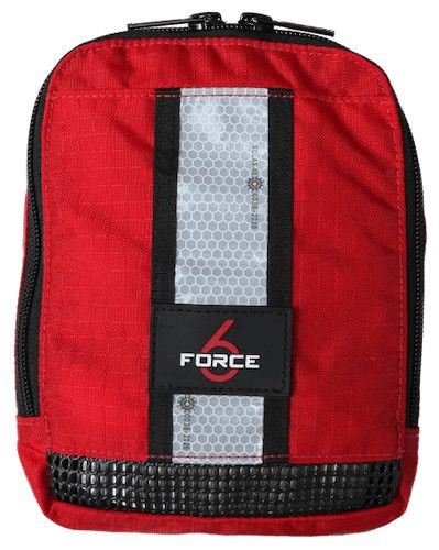 Force 6 Front Pocket 7" x 5", Colour: Red