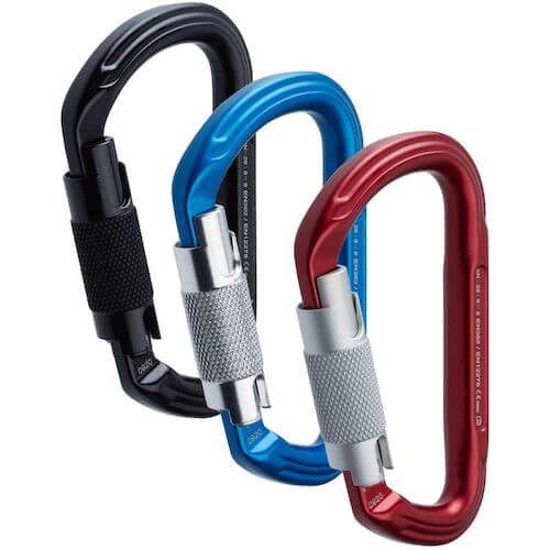 NRS Nuq Twist Lock Carabiner, Colour: Red
