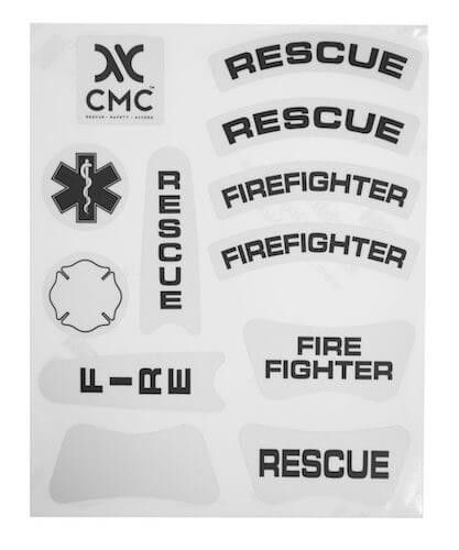 Kask Helmet Decal Set, Options: Fire Fighter
