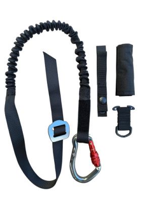 Force 6 Bungee Extrication Leash w/Split D Ring Force 6 Bungee Extrication Leash w/Split D Ring