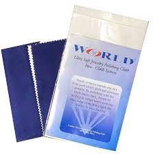 Jewelry Ultra Soft Polishing Cloth Two-Cloth System